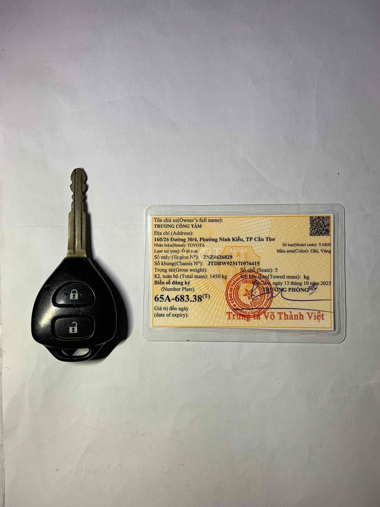 Toyota Yaris 2007 1.3 AT - 89000 km. Mua bán Ô tô tại Quận Ninh Kiều Cần Thơ được đăng bởi Trương Công Tâm hình 16