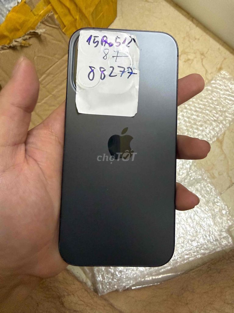 Apple iPhone 15 Pro 512GB Đen. Mua bán Điện thoại tại Huyện Kim Động Hưng Yên được đăng bởi Akiraphan hình 1