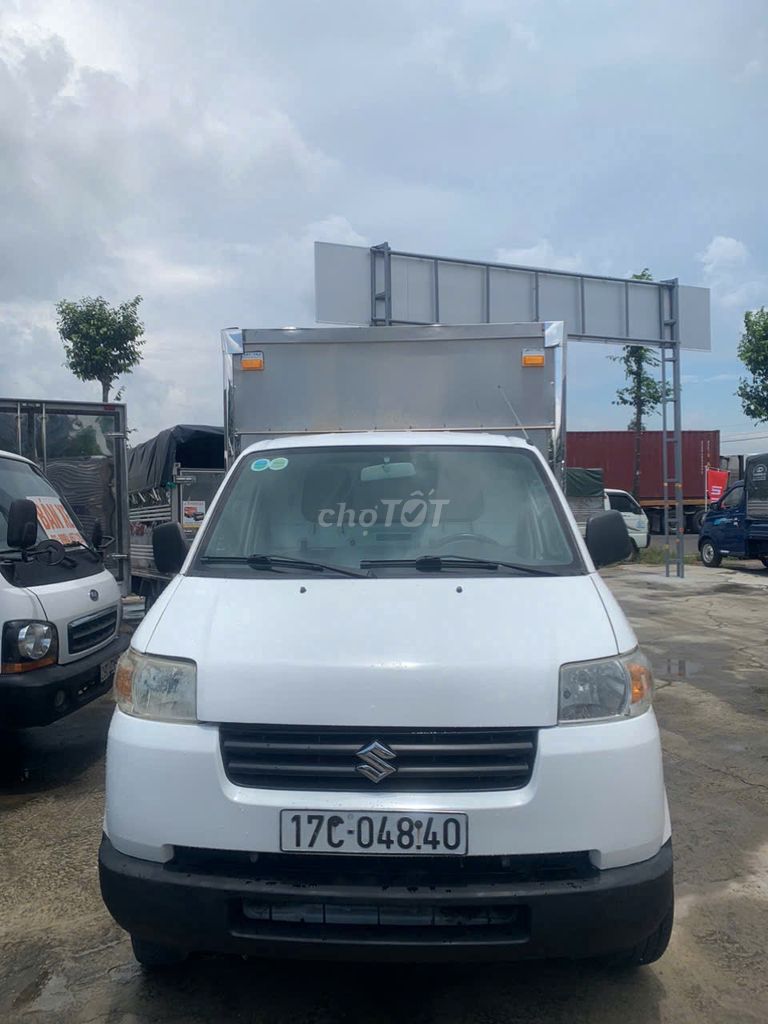 BÁN XE SUZUKI CARRY THÙNG KÍN INOX, TRẮNG, 2014. Mua bán Xe tải, xe ben tại Thành phố Thái Bình Thái Bình được đăng bởi vũ quý tưởng hình 1