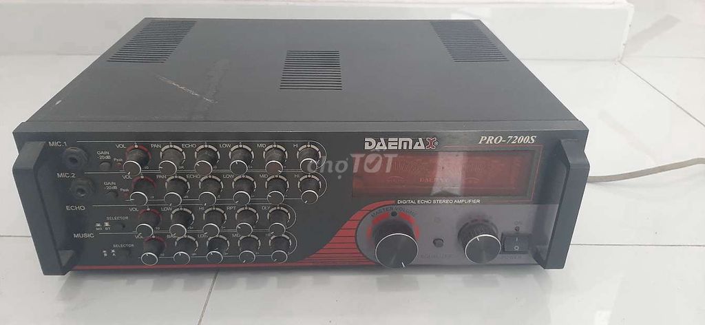 Amply karaoke DAEMAX PRO-7200S Đen Hàn Quốc. Mua bán Tivi, Âm thanh tại Quận 3 Tp Hồ Chí Minh được đăng bởi Huỳnh Gia Phước hình 1