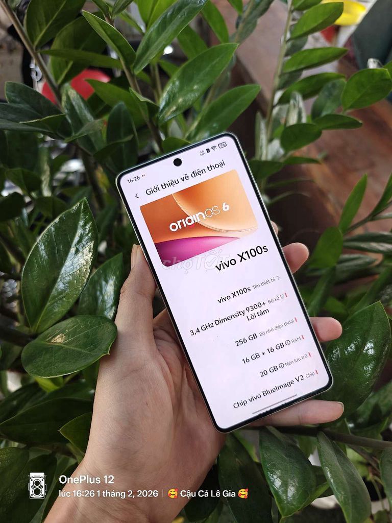 Vivo X100s 16/256GB Trắng Màn Phẳng. Mua bán Điện thoại tại Thành phố Thuận An Bình Dương được đăng bởi Duy Thành  hình 1