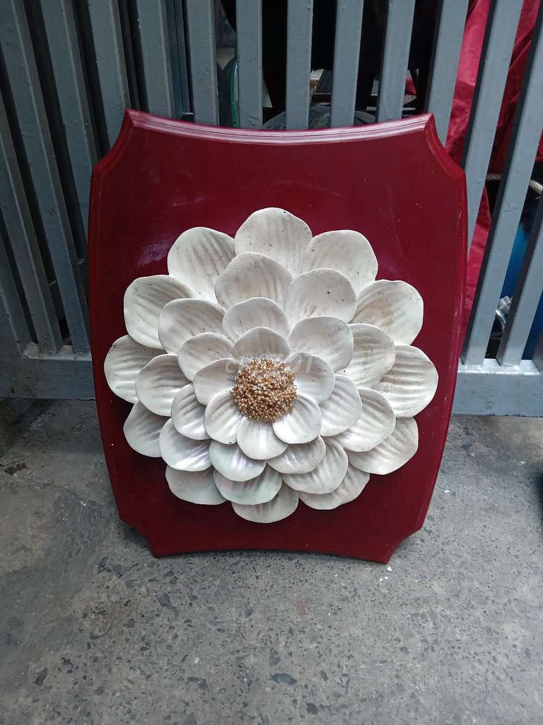 Tranh trang trí Hoa Đỏ Trắng 35x47cm. Mua bán Cây cảnh, đồ trang trí tại Quận 1 Tp Hồ Chí Minh được đăng bởi Hien Nguyen hình 1