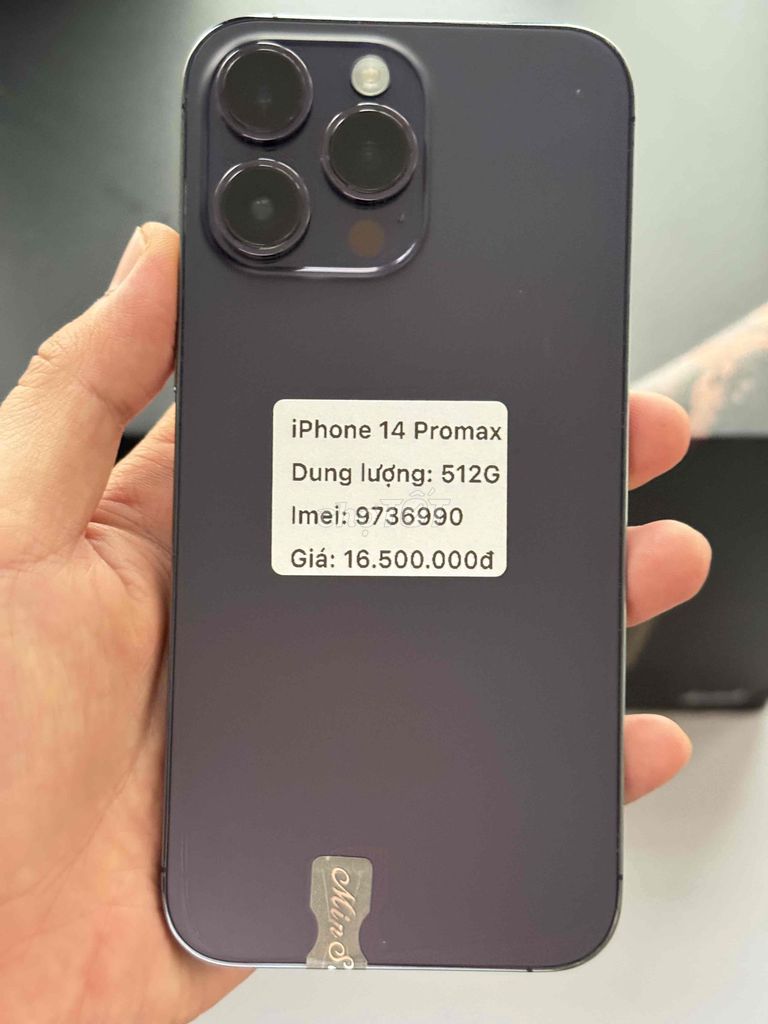 iPhone 14 Pro Max 512GB Tím. Mua bán Điện thoại tại Thành phố Buôn Ma Thuột Đắk Lắk được đăng bởi Nguyễn Hoàng hình 1