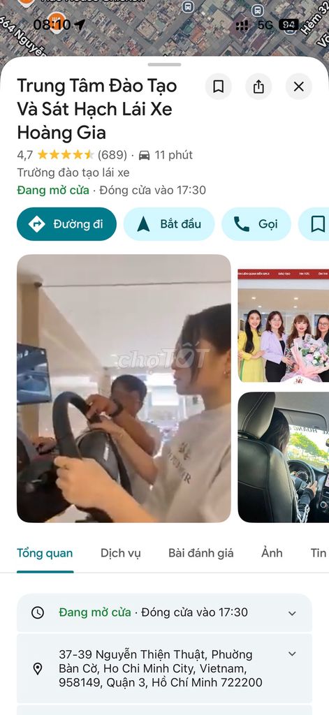 Voucher học lái xe Hoàng Gia Nguyễn Thiện Thuật. Dịch vụ tại Quận 3 Tp Hồ Chí Minh được đăng bởi Trần Trung hình 1