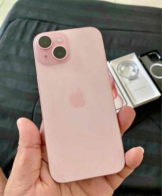 iPhone 15 128GB Hồng FULLBOX NEW BH APPLE 2025