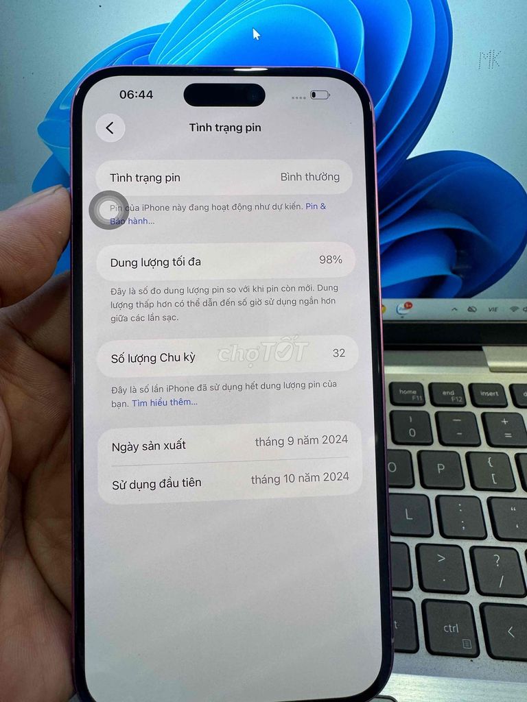 Apple iPhone 16 Plus 128GB Hồng VN/A. Mua bán Điện thoại tại Quận 6 Tp Hồ Chí Minh được đăng bởi QUỐC THIÊN BÁN GÓP 0 ĐỒNG  hình 1