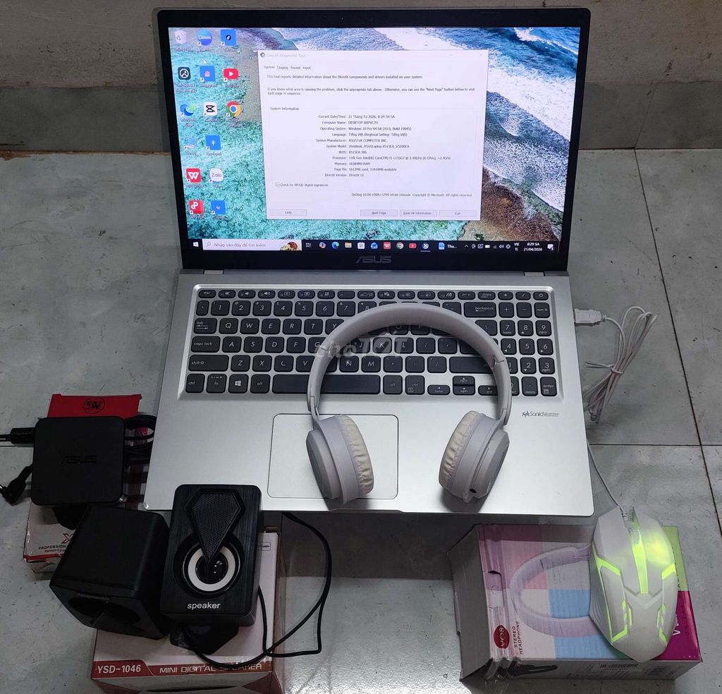 ASUS VIVOBOOK 15 / ZIN / RAM 16GB , BỘ NHỚ 512GB. Mua bán Laptop tại Thành phố Buôn Ma Thuột Đắk Lắk được đăng bởi DQ hình 1