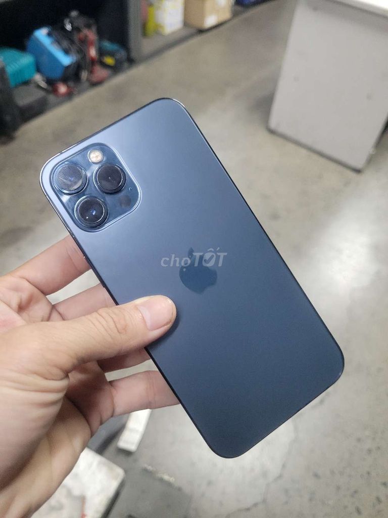 Apple iPhone 12 Pro Max 128GB Xanh. Mua bán Điện thoại tại Huyện Tân Phước Tiền Giang được đăng bởi Cầm đồ thanh lý  hình 1