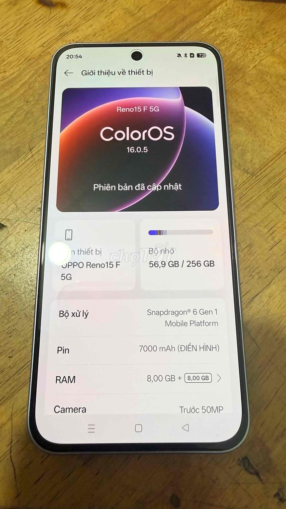 OPPO Reno15 F 5G 256GB Tím nhạt. Mua bán Điện thoại tại Thành phố Dĩ An Bình Dương được đăng bởi Cầm Đồ Lê Huy hình 1