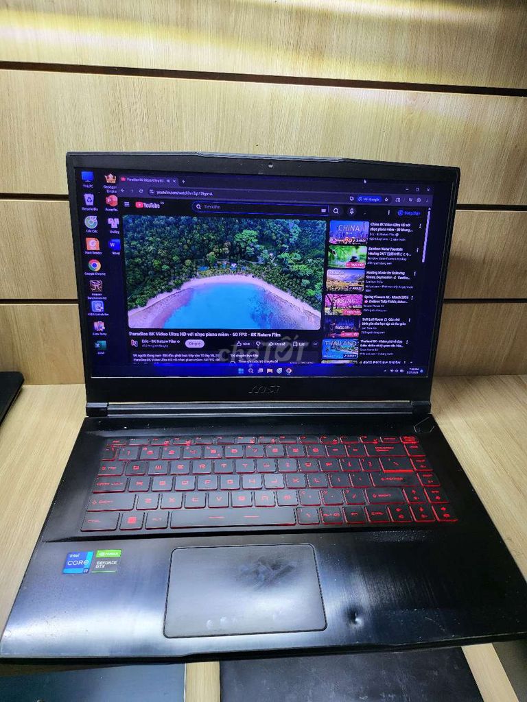MSI GF63 i7-9750H 15.6 inch 8GB/256GB GTX 1050Ti. Mua bán Laptop tại Quận Hải Châu Đà Nẵng được đăng bởi Tanji hình 1