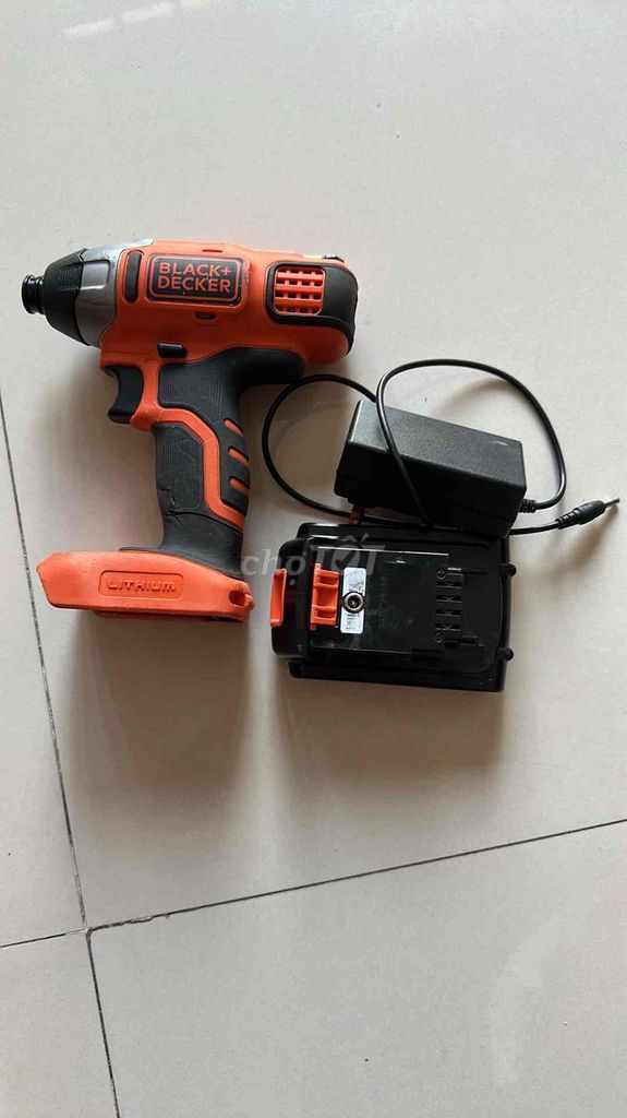Máy bắn vít Black+Decker 20V. Mua bán Nội thất, đồ gia dụng khác tại Huyện Chợ Gạo Tiền Giang được đăng bởi Thích Minh Thuận hình 1