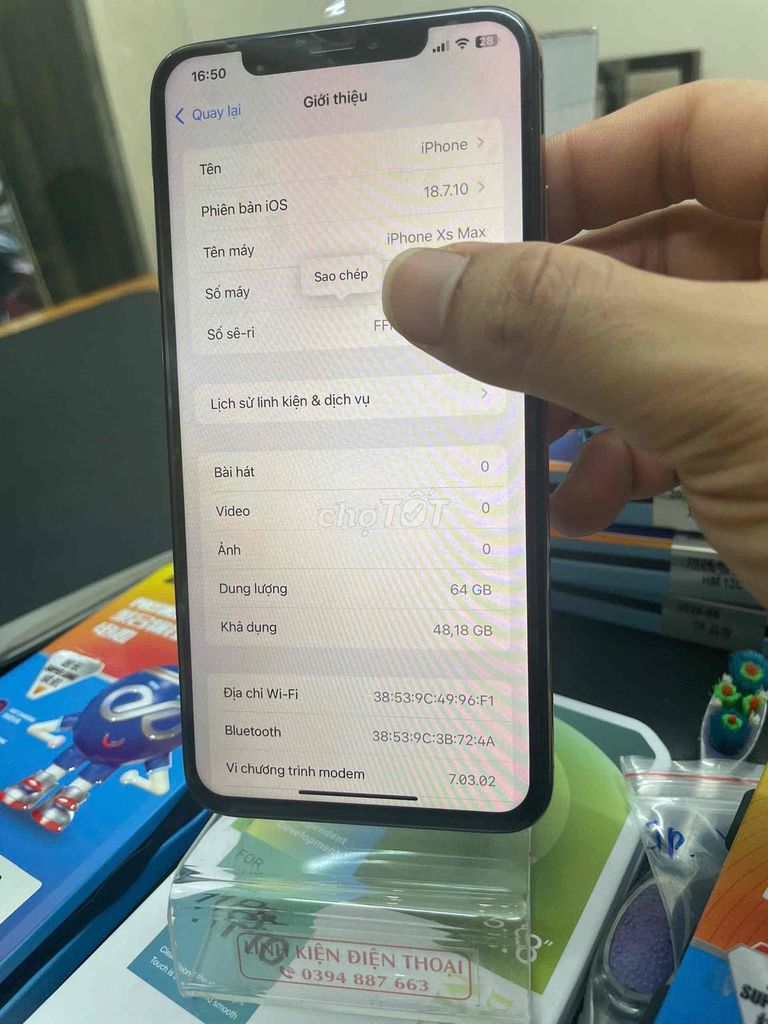 iPhone XS Max 64GB Vàng Đã sử dụng. Mua bán Điện thoại tại Quận Đống Đa Hà Nội được đăng bởi Shop điện thoại cũ hình 1
