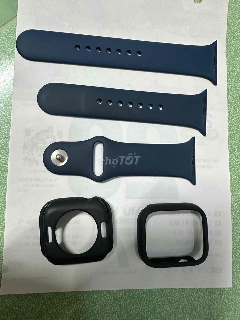 Dây đồng hồ Apple Watch 41mm Cao su Xanh đậm. Mua bán Thiết bị đeo thông minh tại Huyện Phong Điền Cần Thơ được đăng bởi Tuấn hình 1