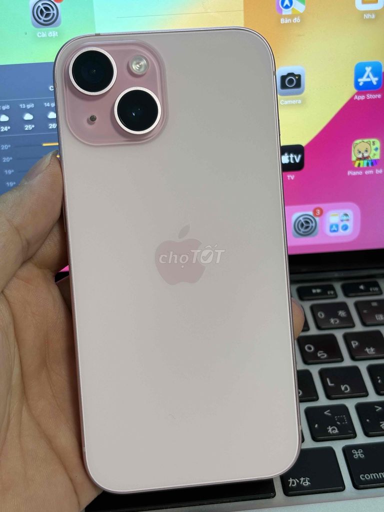 iphone 15 quốc tế 128GB nguyên zin pin 90