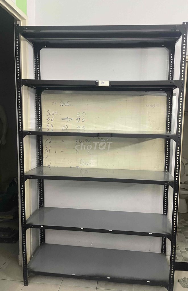 Kệ sắt 6 tầng 120x40x200cm. Mua bán Tủ, kệ gia đình tại Quận Tân Phú Tp Hồ Chí Minh được đăng bởi Thu Hồng hình 1