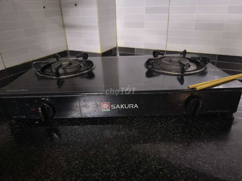 Combo bếp Sakura 2 lò và bình 12kg