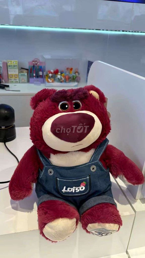 Thú nhồi bông Miniso Lotso Đỏ vải bông