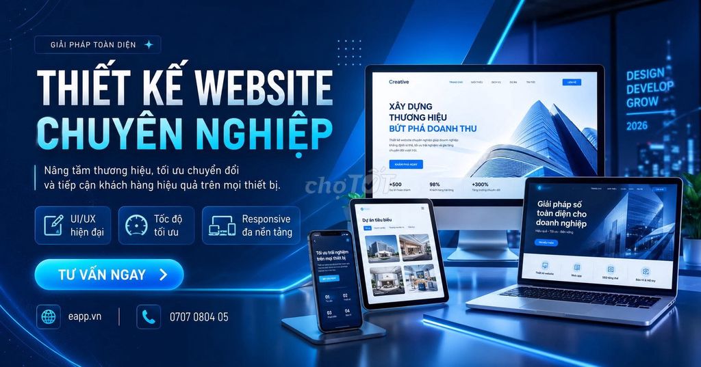 Dịch vụ thiết kế website chuẩn SEO toàn quốc. Dịch vụ tại Huyện Hóc Môn Tp Hồ Chí Minh được đăng bởi Trieu Vy hình 1