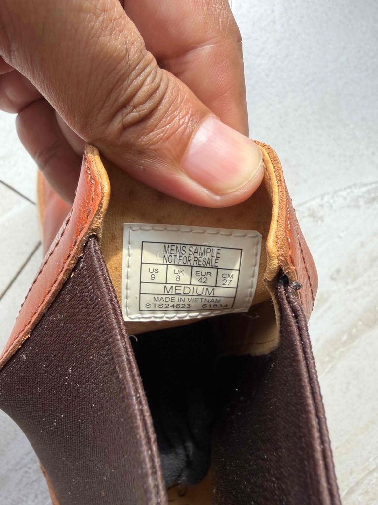 Giày boot nam Sperry da bò size 42 - 27 cm. Mua bán Giày dép tại Huyện Bình Chánh Tp Hồ Chí Minh được đăng bởi Kim Long hình 1