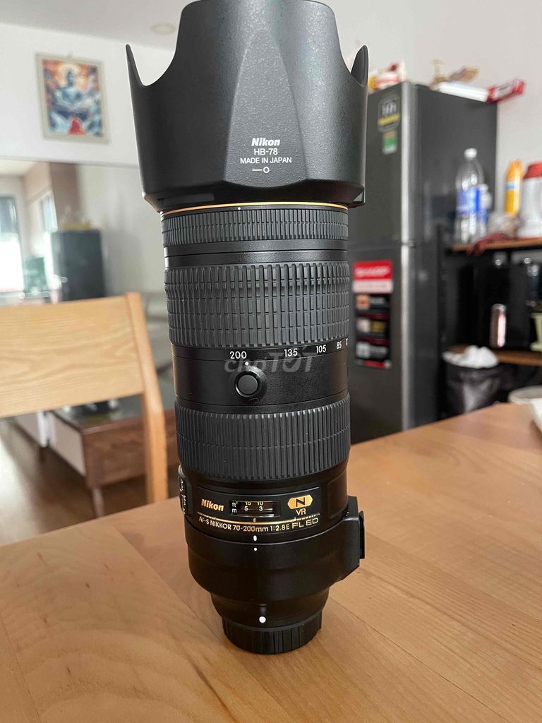 Ống kính Nikon AF-S NIKKOR 70-200mm Đen. Mua bán Máy ảnh, Máy quay tại Quận Nam Từ Liêm Hà Nội được đăng bởi Nghia Nguyen hình 1