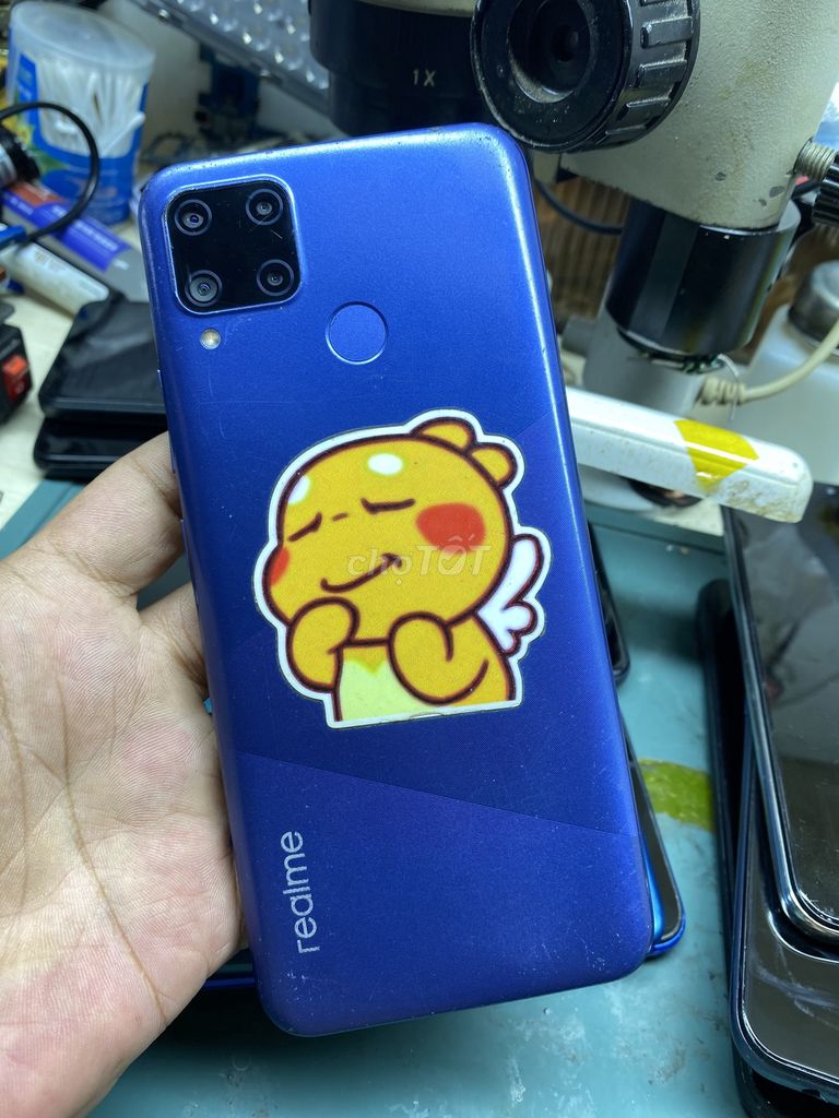 thanh lý Realme C15 4GB/64GB pin 6000mah siêu trâu. Mua bán Điện thoại tại Quận 6 Tp Hồ Chí Minh được đăng bởi Minh Phước hình 1