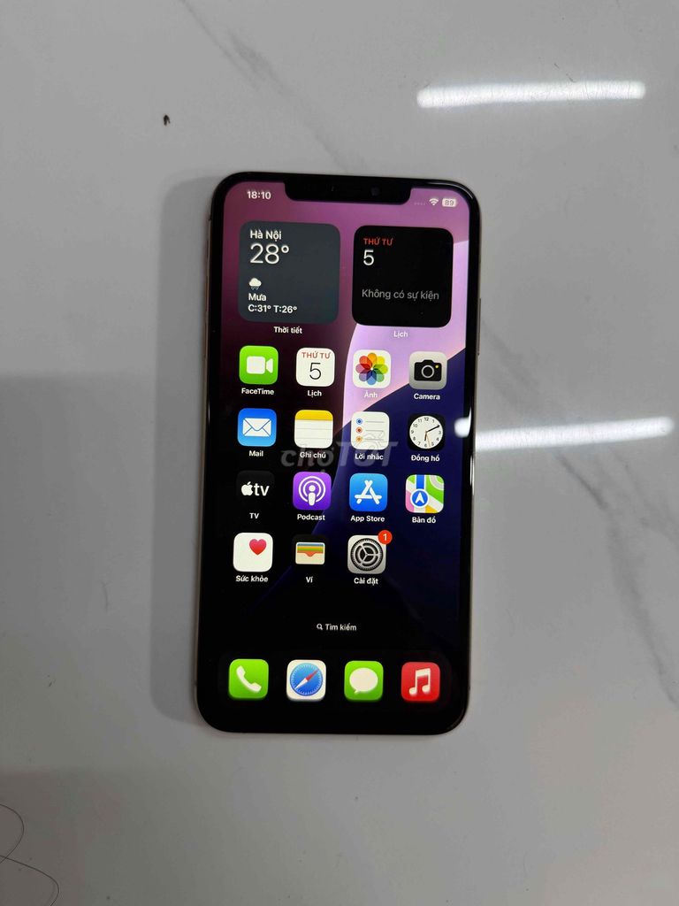 Apple iPhone XS Max Vàng dùng wifi. Mua bán Điện thoại tại Quận Ninh Kiều Cần Thơ được đăng bởi LyN hình 1
