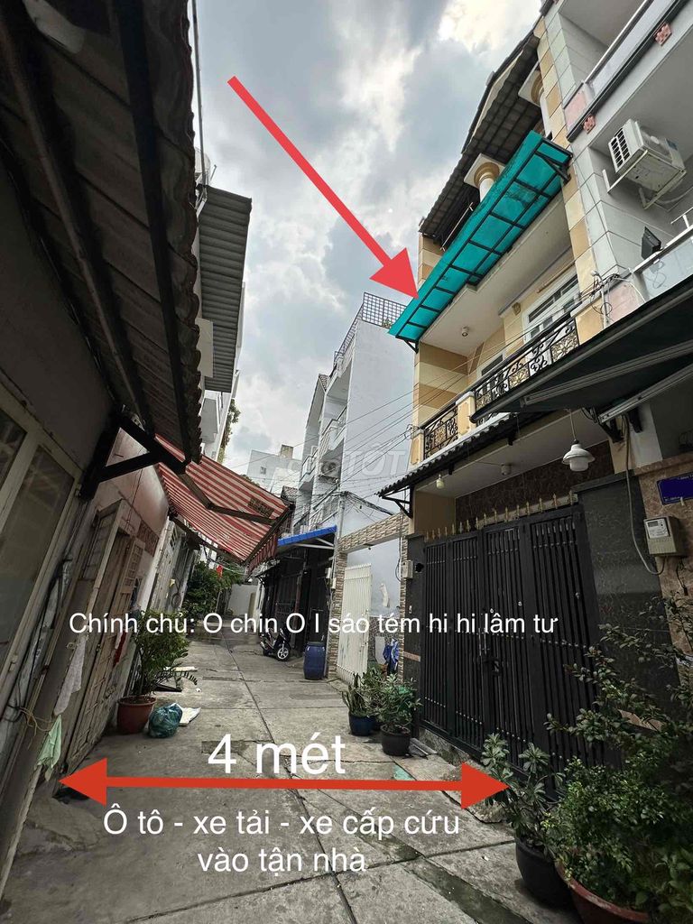 BÁN NHÀ LÊ VĂN QUỚI, BÌNH TÂN, 4 PHÒNG NGỦ 3 VỆ SINH, HẺM Ô TÔ RỘNG 4m. Mua bán nhà ở tại Quận Bình Tân Tp Hồ Chí Minh được đăng bởi Bao Nguyen hình 1