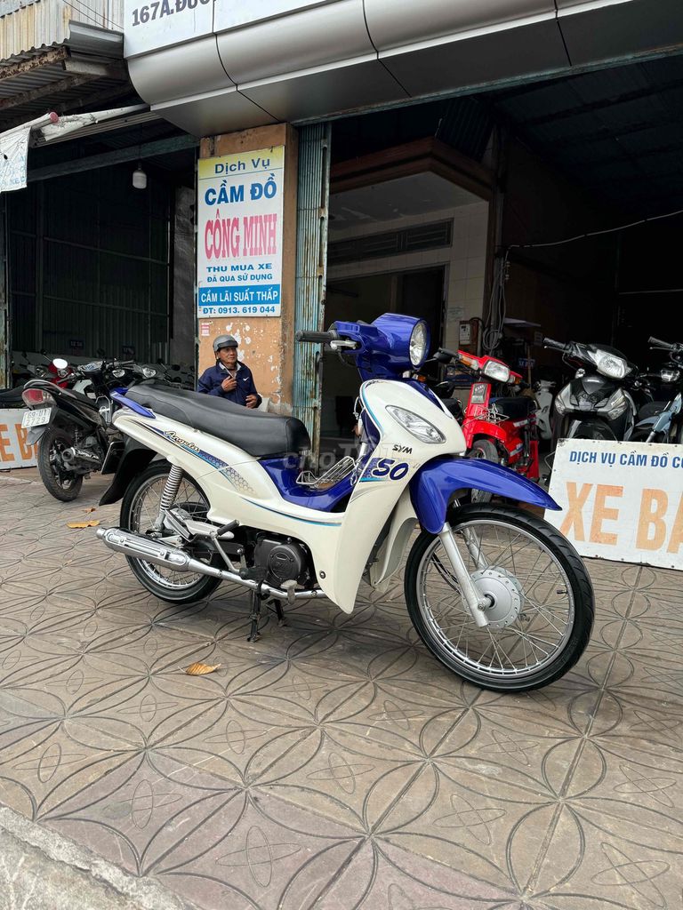 SYM Angela 50 Trắng Xanh Zin. Mua bán Xe máy tại Quận Ninh Kiều Cần Thơ được đăng bởi DVCĐ Công Minh hình 3