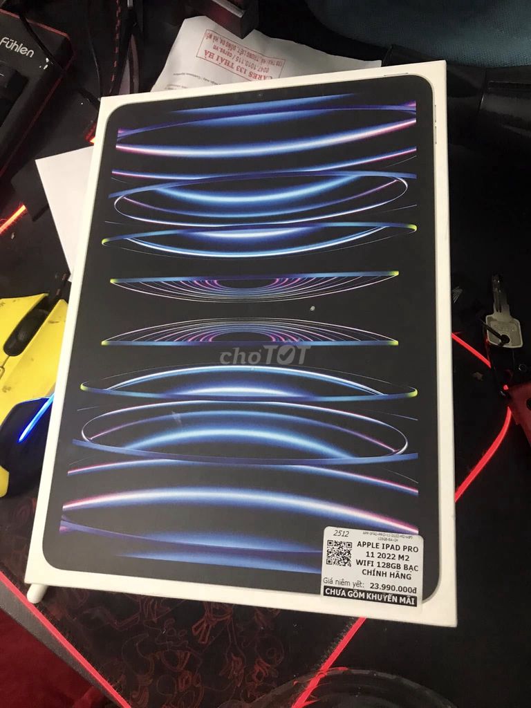 Ipad pro M2 bản wifi 128 GB Siliver