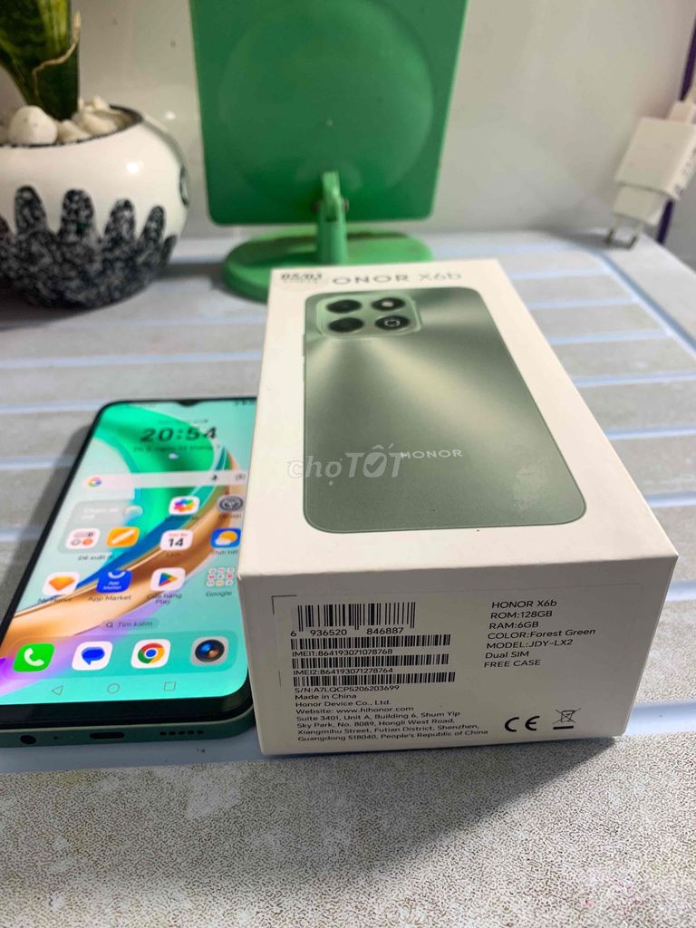 Honor X6b Xanh lá cây 128GB 6GB. Mua bán Điện thoại tại Huyện Châu Thành Đồng Tháp được đăng bởi Trần Nhựt Thiên hình 1