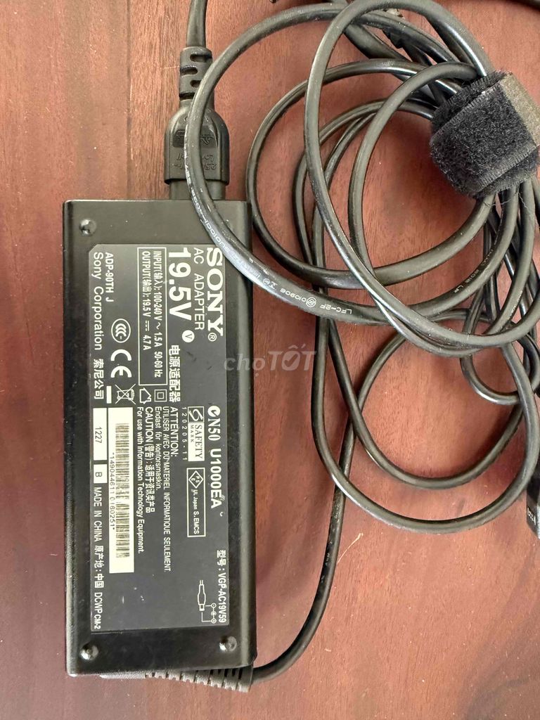 Sạc laptop Sony ADP-90TH J Đen. Mua bán Phụ kiện (Màn hình, Chuột...) tại undefined Tp Hồ Chí Minh được đăng bởi Hoàng Nguyễn hình 1