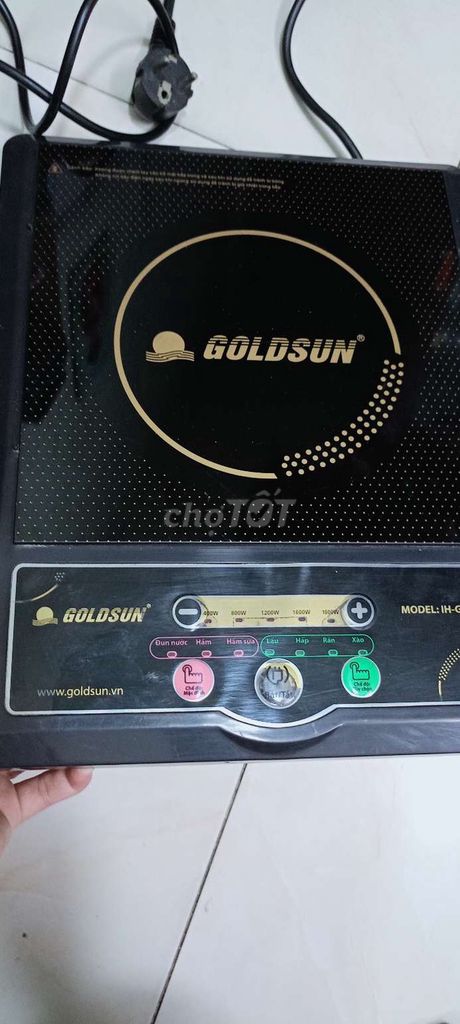 Bếp từ Goldsun IH-GKR18 Đen. Mua bán Bếp, lò, đồ điện nhà bếp tại Quận Gò Vấp Tp Hồ Chí Minh được đăng bởi Cô Sương Gia Dụng  hình 1