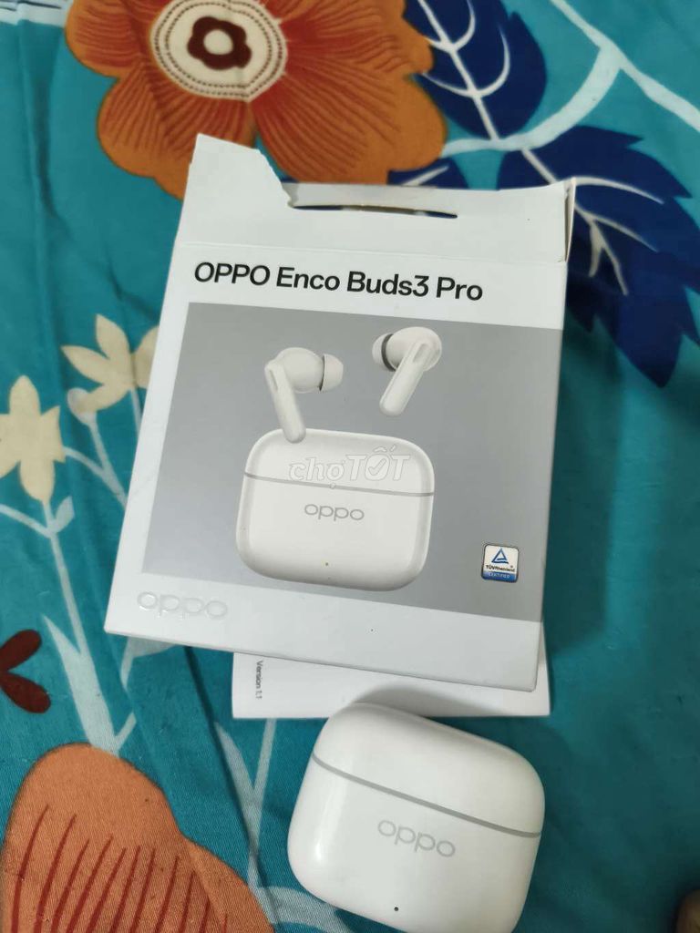 Tai nghe Oppo Enco Buds3 Pro Trắng. Mua bán Tivi, Âm thanh tại Quận Cẩm Lệ Đà Nẵng được đăng bởi Út hình 1
