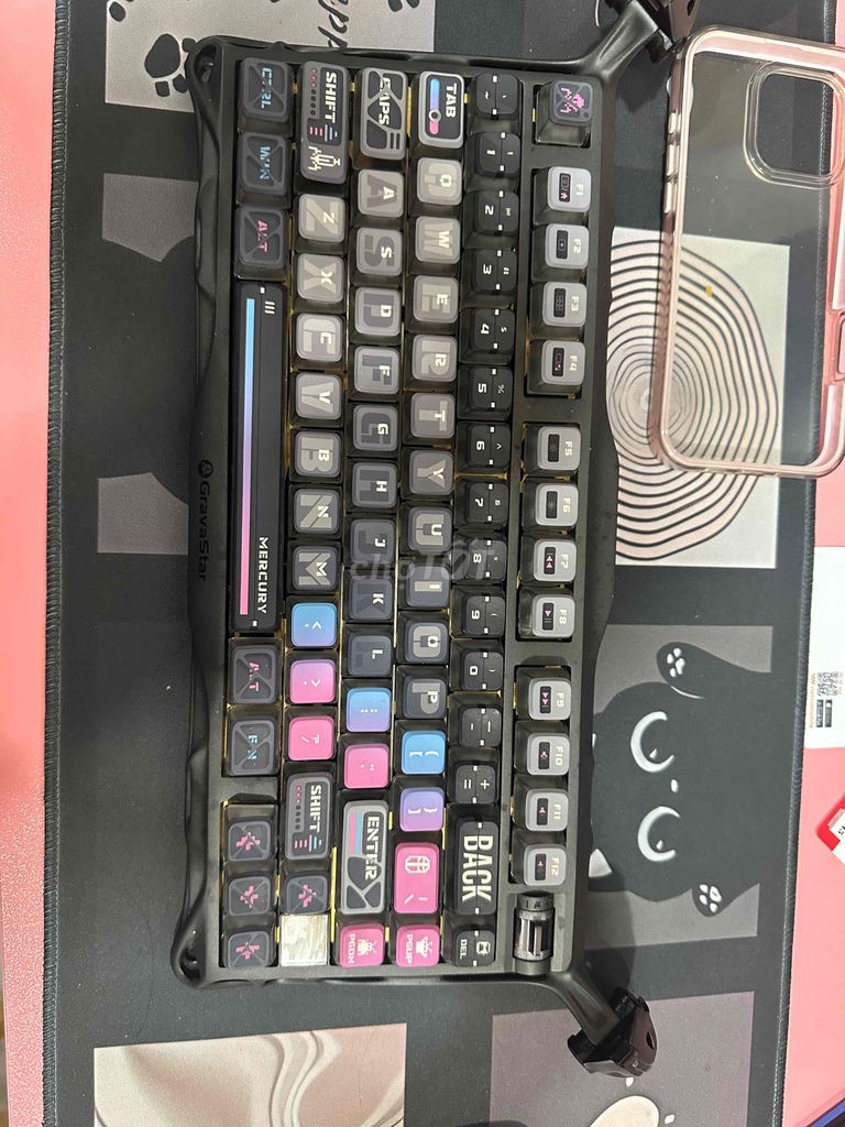 Bàn phím cơ Gravastar K1 Pro Mercury Đen. Mua bán Phụ kiện (Màn hình, Chuột...) tại Thành phố Đà Lạt Lâm Đồng được đăng bởi Huan Nhu hình 1