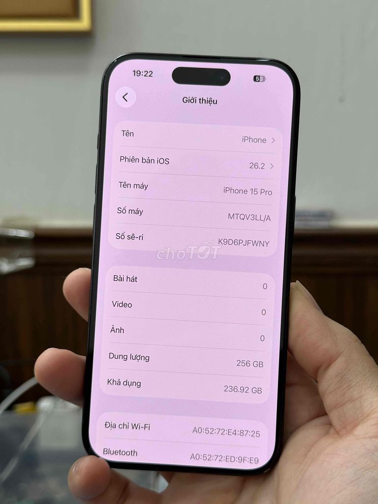 Apple iPhone 15 Pro 256GB blue pin 88 nhận GL. Mua bán Điện thoại tại Huyện Mê Linh Hà Nội được đăng bởi Luyệnnn hình 1