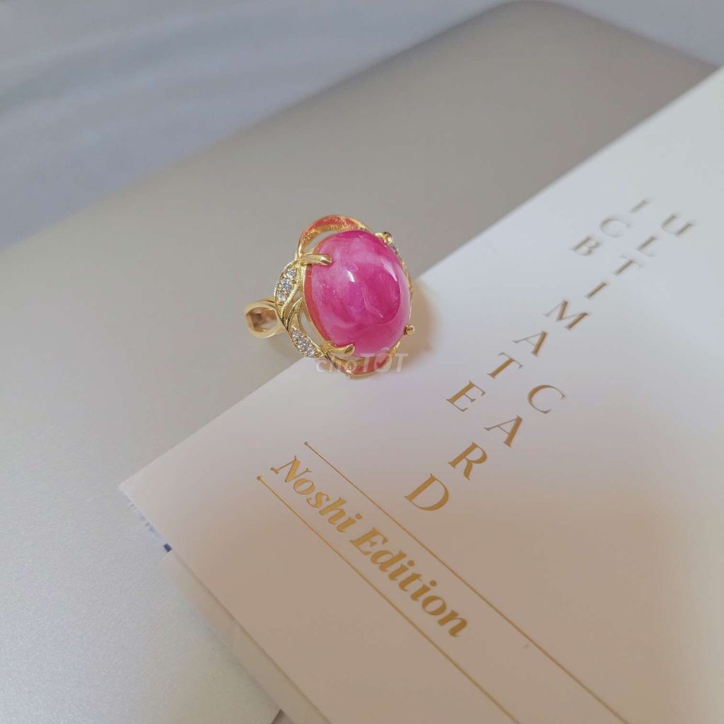 Nhẫn hội đá ruby tự nhiên . Mua bán Phụ kiện thời trang khác tại Thành phố Nha Trang Khánh Hòa được đăng bởi Rio Natural Gemstone Jewelry hình 1