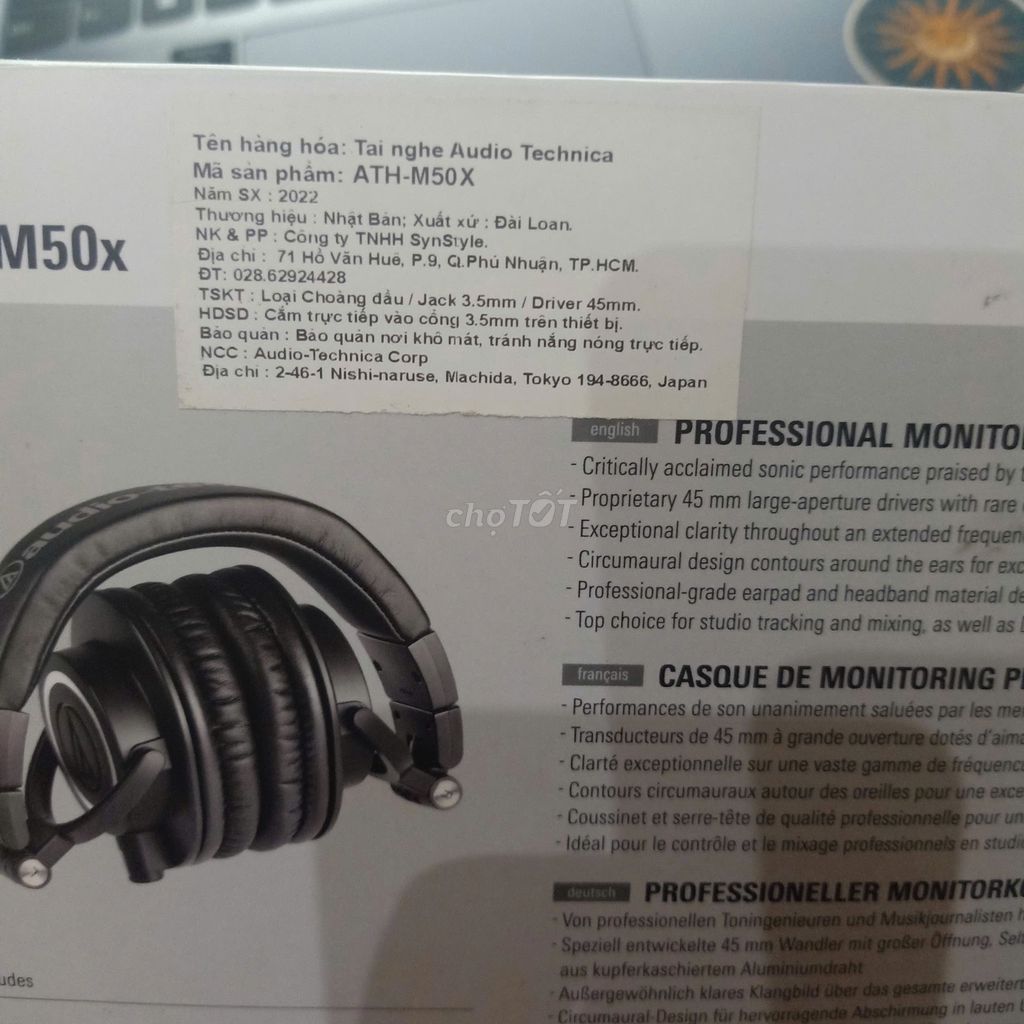 Bán Tai Nghe Audio Technica M50X Cũ