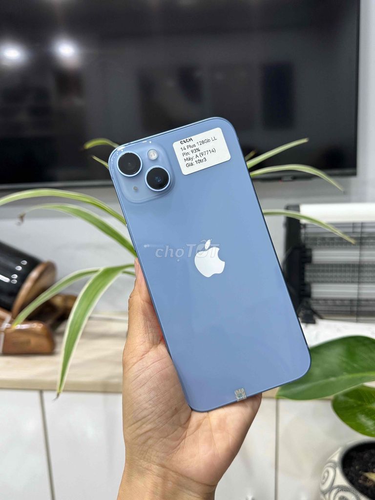 iPhone 14 Plus 128Gb Quốc tế Blue P93 Zin Đẹp 99. Mua bán Điện thoại tại Huyện Hóc Môn Tp Hồ Chí Minh được đăng bởi Thu hình 1