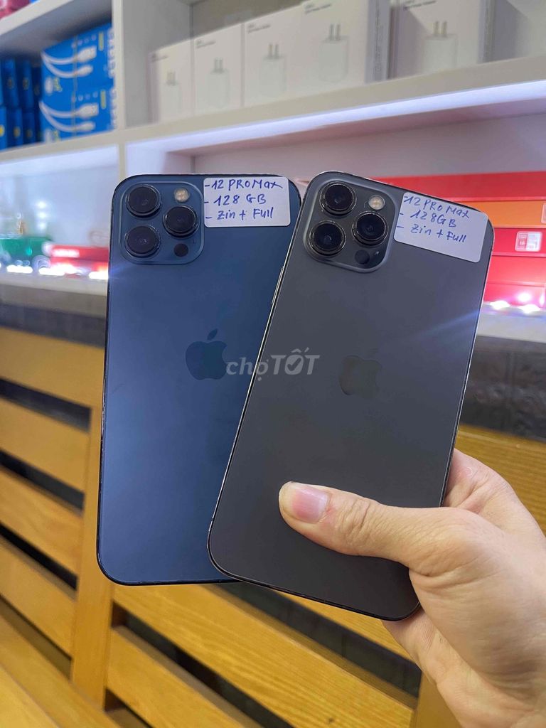 12 Pro Max 128GB Zin All, Full chức  năng. Mua bán Điện thoại tại Quận Lê Chân Hải Phòng được đăng bởi Huy Tưởng Mobile hình 1