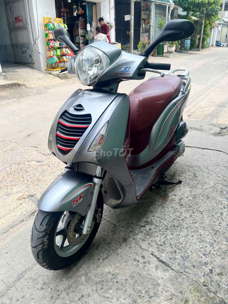 Honda PS125 серебристый, красный