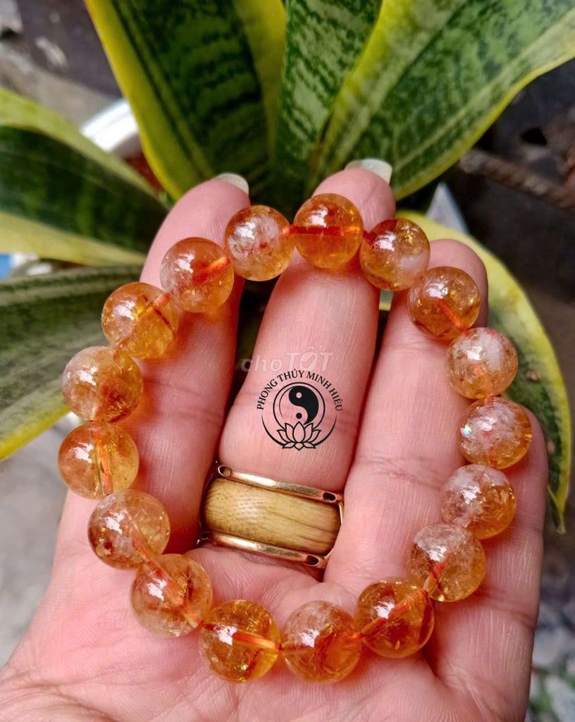 Vòng tay Đá Citrine 12 ly Vàng cam. Mua bán Phụ kiện thời trang khác tại Quận Lê Chân Hải Phòng được đăng bởi Nguyễn Hiếu hình 1