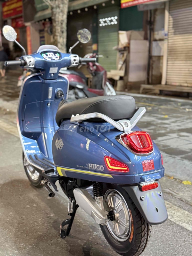 Xe Vespa điện model 2025- 2 phanh đĩa- thẻ từ. Mua bán Xe điện tại Quận Đống Đa Hà Nội được đăng bởi Xe Bảo Tín 61 Nguyễn Lương Bằng HN hình 3