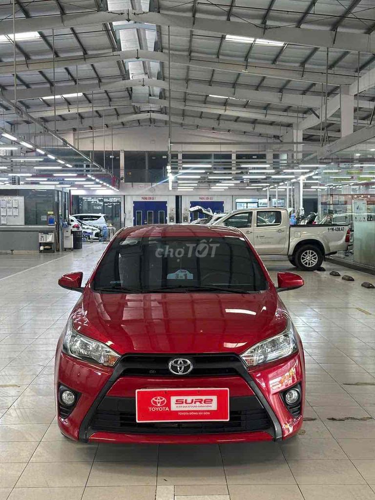 Toyota Yaris màu đỏ 2016 máy 1.5E nhập thái xe zin. Mua bán Ô tô tại Quận Phú Nhuận Tp Hồ Chí Minh được đăng bởi Đại lý chính hãng xe qua sử dụng Toyota Sài Gòn hình 6