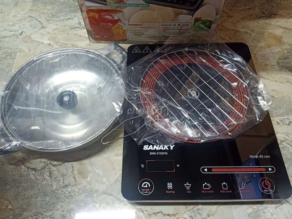 Bếp hồng ngoại Sanaky SNK2102HG mới 100%, fullbox