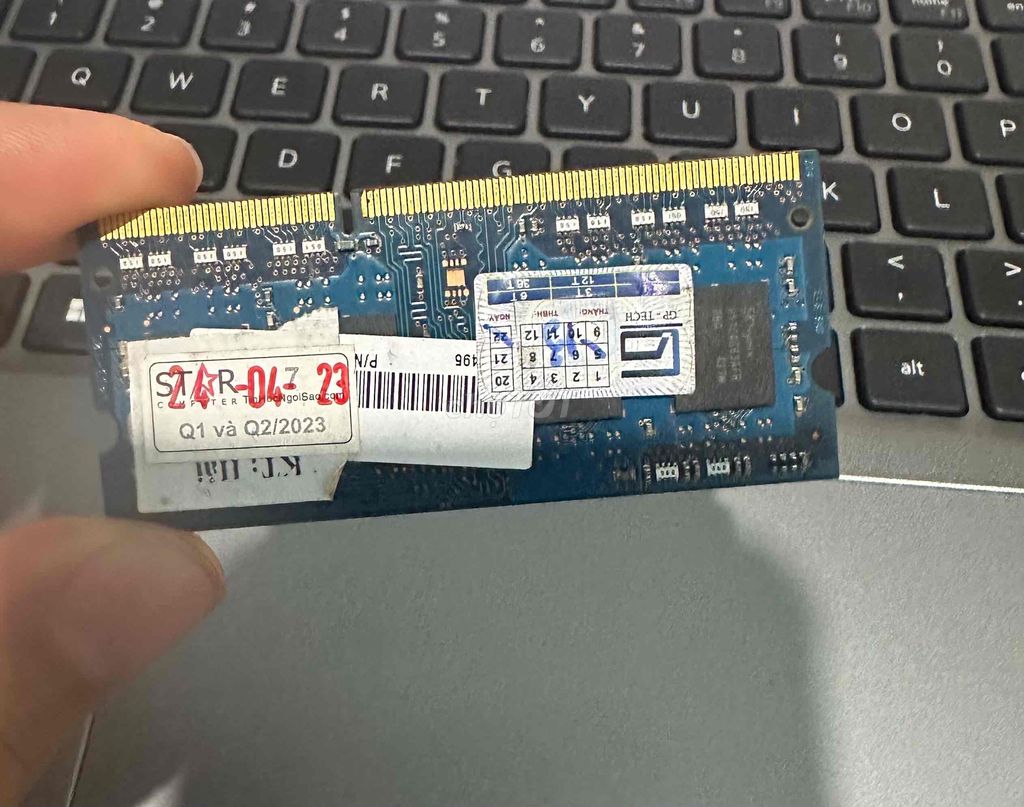 RAM Laptop SK Hynix DDR3 4GB 12800S cũ. Mua bán Linh kiện (RAM, Card...) tại Huyện Châu Đức Bà Rịa - Vũng Tàu được đăng bởi Dương hình 1