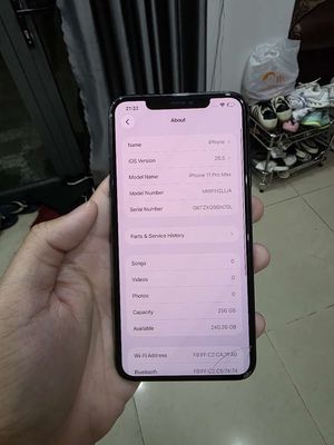 iPhone 11 Pro Max 256GB Xám Đã sử dụng