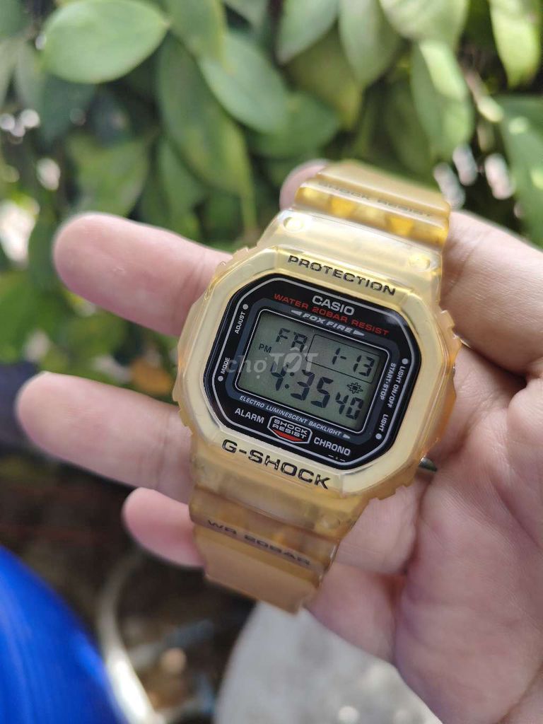 Đồng hồ Casio G-Shock DW-5600 Vàng. Mua bán Đồng hồ tại Huyện Gò Công Tây Tiền Giang được đăng bởi Tuấn Trung hình 1