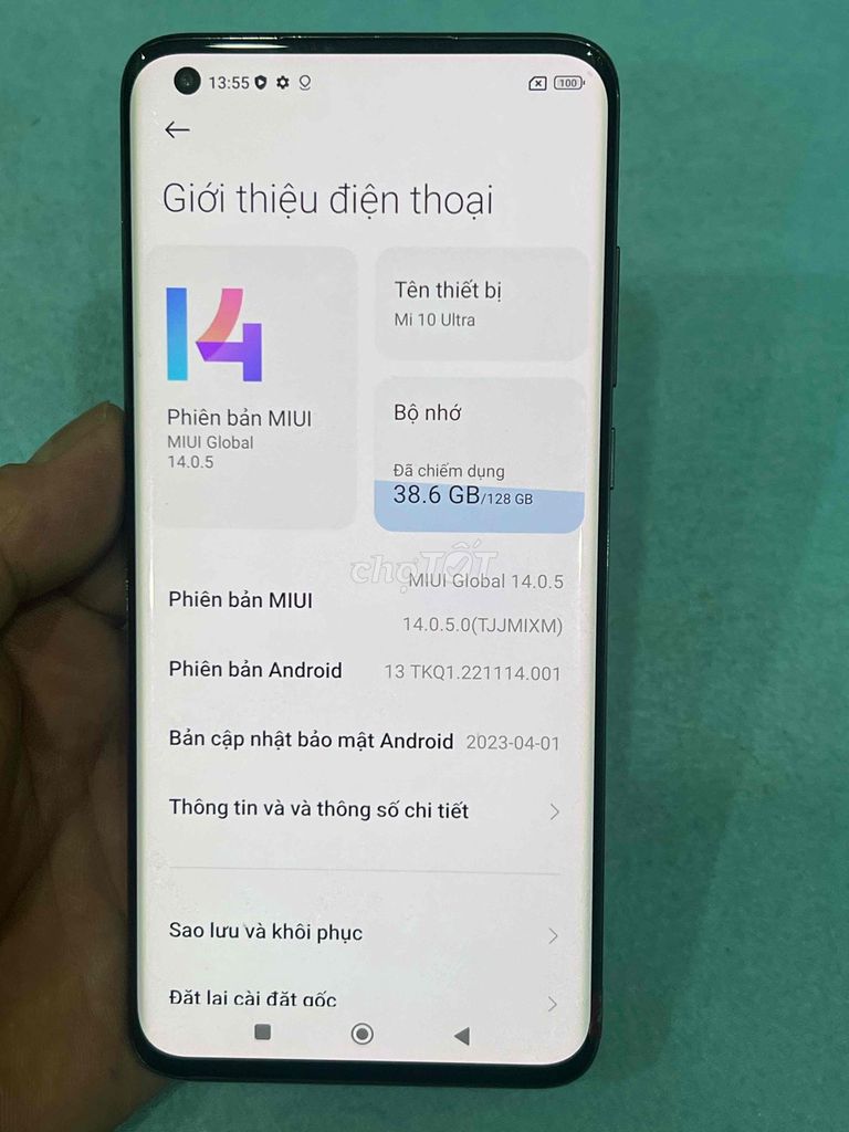 Xiaomi Mi 10 Ultra 8/128GB Đen, QT. Mua bán Điện thoại tại Quận Hoàng Mai Hà Nội được đăng bởi Nguyennoi hình 1