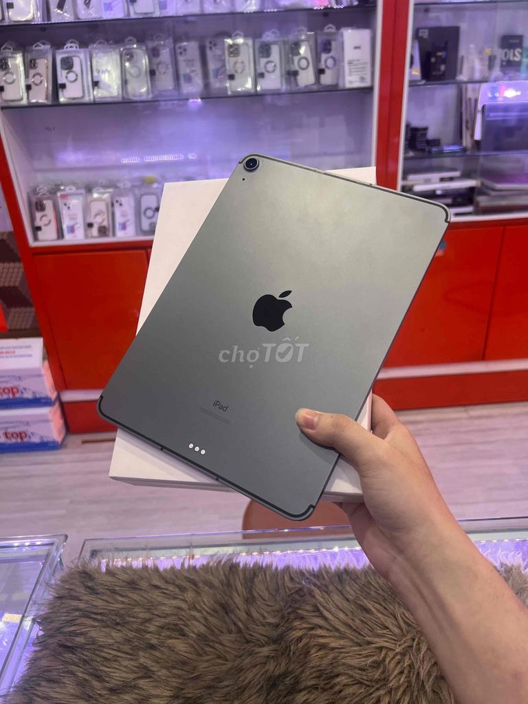 ipad air 4 64GB Wifi + 5G gray pin 84% zin