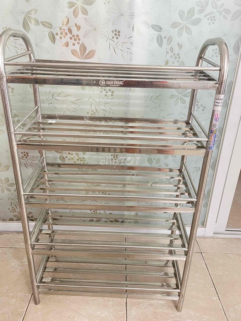 Kệ Inox QUI PHUC 5 tầng Bạc. Mua bán Tủ, kệ gia đình tại Quận Bình Tân Tp Hồ Chí Minh được đăng bởi Hoài hình 1